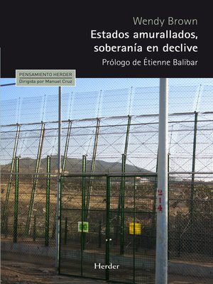 cover image of Estados amurallados, soberanía en declive